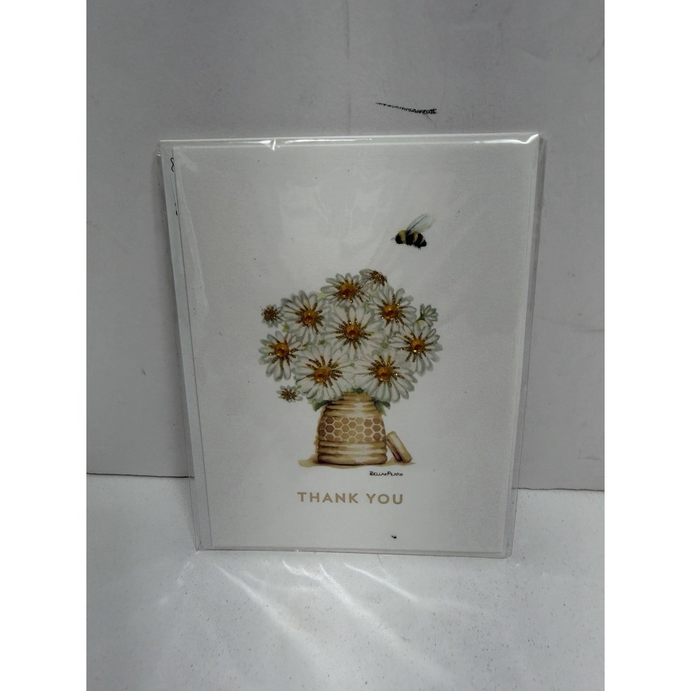 Papyrus Thank You Card - Designed by Bella Pilar (So Sweet) Bee Vintage New